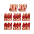 8Pcs Copper Graphics Video Card VRAM CPU Cooling Cooler Chip Heat Sink Radi I6V3