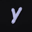 50Pcs Car Garden Home 6mm Plastic Y Piece Tube Pipe Hose Connector Joiner