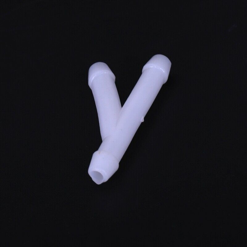 50Pcs Car Garden Home 6mm Plastic Y Piece Tube Pipe Hose Connector Joiner