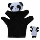 Panda Black and White Finger Puppet and Hand Puppet