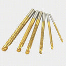 6pcs HSS High Speed White Steel Twist Drill Metal Bit Set For Rotary To GSM