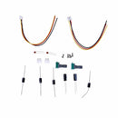 Red 0-30V 2mA-3A Adjustable DC Regulated Power Supply Board DIY Kit PCB  Z
