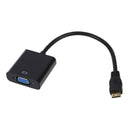 10 inch Mini HDMI to VGA Female Video Cable Adapter 1080P for NoteBook PC -