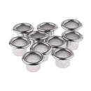 10 Pieces Drum Set Air Vents for Badges Restore Percussion Parts DIY