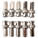 Twist-On BNC Male Coax Connectors CCTV RG59 Pack of 10 E7W5