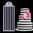 Stripe Cake Lace Stencil Cake Wedding Decoration Plastic Fondant Template MoldBX