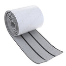 Self Adhesive Marine Boat EVA Teak Decking Sheet Light Grey Black Stripe