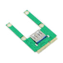 Mini PCI E to PCI Express Card Adapter Expansion Card disk For Notebook U X I0Y2