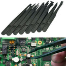 8X ESD Anti-static Tweezers Set Maintenance Repair Stainless Steel Tools Kit US-