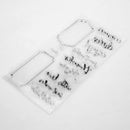 Silicone Transparent Seals Clear Stamps for DIY Scrapbooking Photo Album