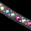 Pack of 6 Rolls Assorted Shapes Rhinestone Stickers Diamante Gem Sparkle Crystal