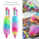 Feather Duster DIY Embroidery Diamond Painting Point Drill Pen Random Color
