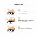 Menow Two-Tone Shimmer Gradient Eyeshadow Palette Waterproof Long Lasting M T2U6