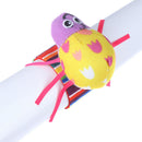 4 Pcs New Baby Infant Foot Socks Rattles Wrist Rattles Multicol_