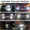 2pack H3 LED Headlight Kits 110W 20000LM FOG Light Bulbs 6000K Driving DRL Lamps