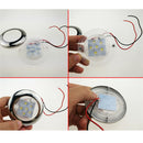 Stainless S Blue 6-LED Dome Light Recessed for Home, Auto, Truck, RV, Boat