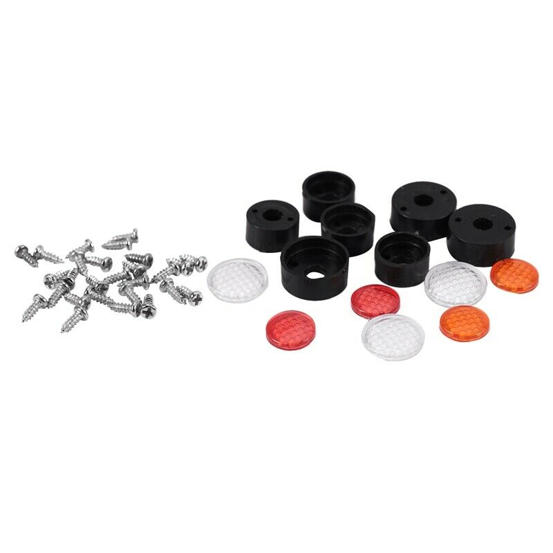 7Pcs Taillight Light Cover for 1:10 RC Crawler RC Car D90 Body Shell N5G2