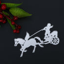 Run Carriage DIY Metal Embroidery Scrapbooking Craft Stencil Cutting Die