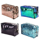 New Sequin Cosmetic Bag Color Reversible Sequin Pencil Bags Girls Cosmetic