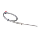 100mm K-Type Temperature Thermocouple Sensor Probe Spring D=5mm L=100mm 2m