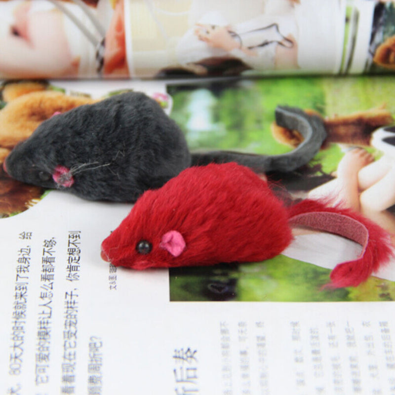 1PC New Soft Fleece False Mouse Cat Toys Funny Playing Toys For Cats Kitten