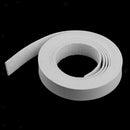 2 Meters 15mm Leather Strap Strips For Belt Leather Craft DIY Supplies White