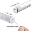 30CM 15 LED Bar Light Rigid Strip Hard Lamp USB Charge Outdoor Camping SOS EO5O5