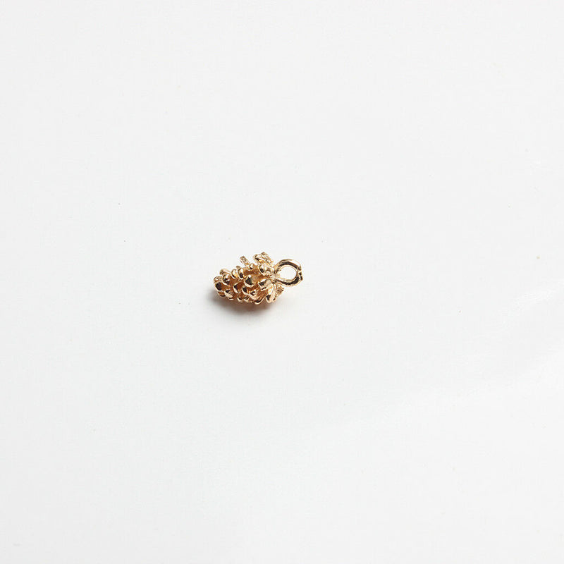 10pcs Metal Pine Cone Hair Charms Wedding Bridal Hair Decor Hair Accessories