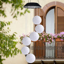 Wind Chimes Outdoor,Solar Color Changing Led Light Lamp Six Balls Mobile Ro