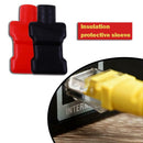 2pcs Car Battery Negative Positive Terminal Covers PVC Insulating Protector