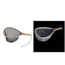 Fly Fishing Landing Net Catch & Release Net Wooden Frame Black-Nylon