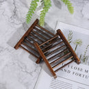 Natural Carbide Wood Soap Dish Wooden Soap Container Wood Soap Box Soap Hold Hn