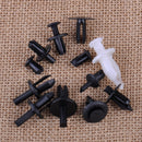 350pc Car Door Push Pin Rivet Clip Panel Interior Fastener Plastic Trim 12 Sizes