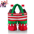 Merry Christmas Santa Bag Cover Xmas Dinner Party Table Decor