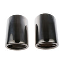 1 Pair Exhaust Pipe Tip Finisher For Audi A4/A4L/Q5/Q3/A3/A1/A5 2009-2016