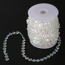 99FT Garland Diamond Acrylic Crystal Bead Curtain Wedding DIY Party Decor