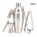 5PCS 750ML Cocktail Shaker Mixer Wine Shaker For Bartender Drink Party Bar T Ew
