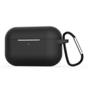 New Silicone Cover Earphone Pouch Silicone Case For AirPods Pro, Black