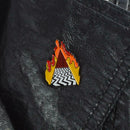 Creative Volcanic Brooch Badges Backpack Jacket Decor Unisex Jewelry Gift