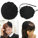 Stylish Elegant Lady Girl Women Cute Big Flower Hair Hoop Headband Bla GAI