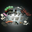 166Pcs 1/8 inch Rotary Tool Polishing Wheel Drill Accessory Set Grinding Sa