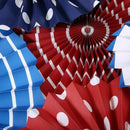 Paper Flowers Fan For Party/Birthday Decoration 12 Pcs/Pack