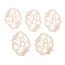 5pcs Embroidered B Letter Applique Sewing Patches for DIY Jeans Jackets Clothing