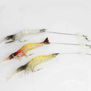 Soft Lures Shrimp Bait Set, Freshwater/Saltwater, Trout Bass Salmon, 9 Piec