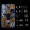180Pcs/Box Braid Hair Beads Dreadlocks Cuff Clip Beads Rings For Hair ExtensioES