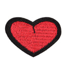 Heart Iron On Patch Embroidered Applique Sewing Label Clothes Stickers Apparel F