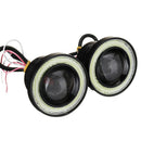 2.5 Inch 64mm Car SUV White LED COB Halo Angel Eye Rings Fog Light Projecto F9I7