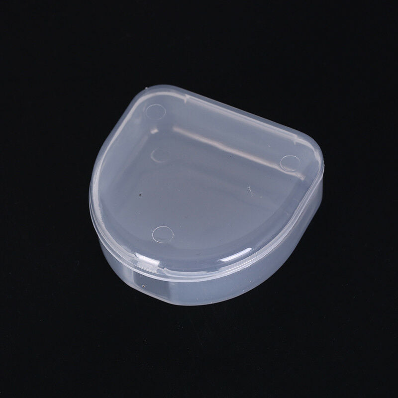 1pc dental box denture teeth storage case mouth guard container 6.4x6.5x2.5cm Di