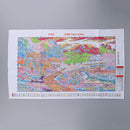 DIY Stamped Cross Stitch Kit Pre-printed Farm Scene Pattern Christmas Gift 14CT