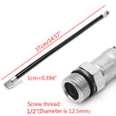 Motorcycle Bicycle Car Flexible Clip On Air Tyre Tire Chuck Inflator Hose Tool